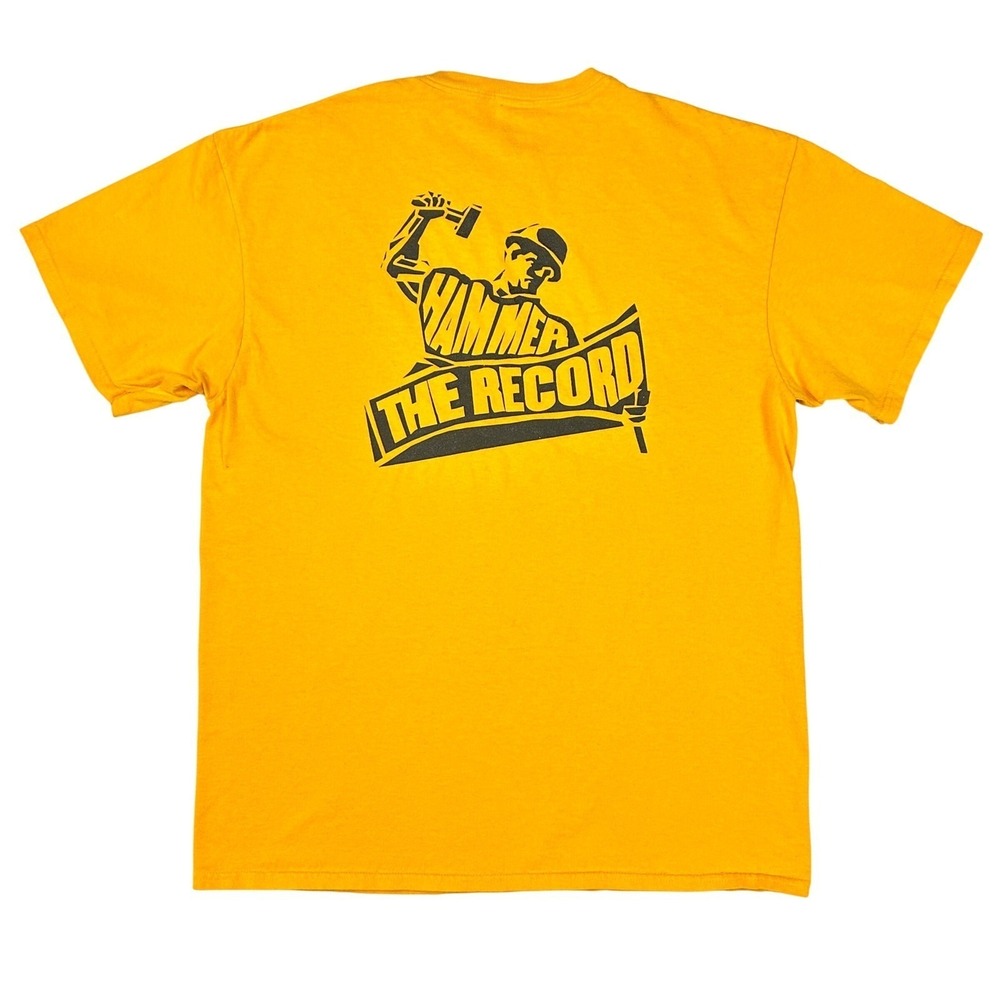 Purdue University Boilermakers Gold Rush T-Shirt Mens Large Delta‎ Pro Weight